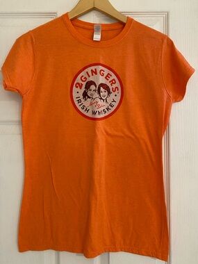 2 Gingers Irish Whiskey Salmon/Orange  Graphic Tee